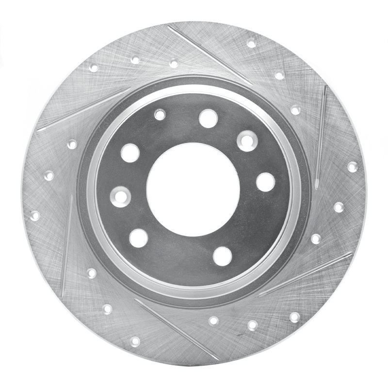 Ford Fusion Brake Rotor (1) - Rear Right - R1 Concepts - Drilled & Slotted - Silver - `98-`15 Ford Fusion Brake Rotor (1) - Rear Right - R1 Concepts - Drilled & Slotted - Silver - `98-`15